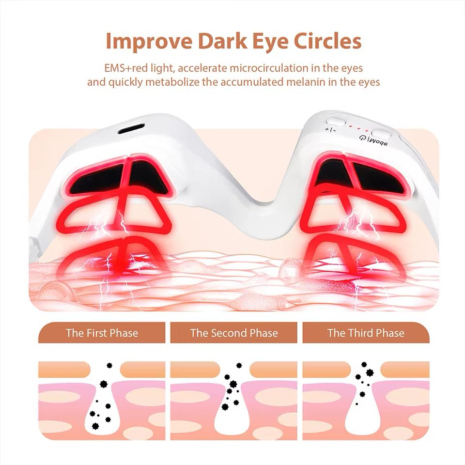 Auren Masajeador de Ojos para Fatiga y Ojeras — Belleza Antiarrugas